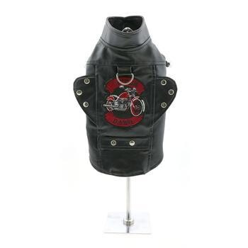 Biker Dawg Motorcycle Dog Jacket, Available in Black or Pink