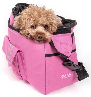 Over-The-Shoulder Pet Dog Carrier with Pouch