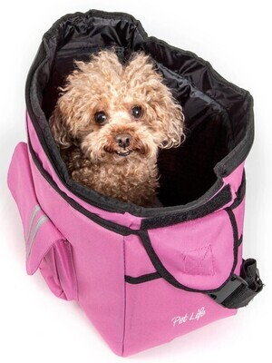 Over-The-Shoulder Pet Dog Carrier with Pouch