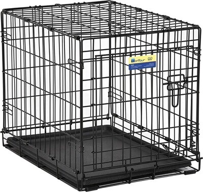 MidWest Contour Wire Dog Crate Single Door