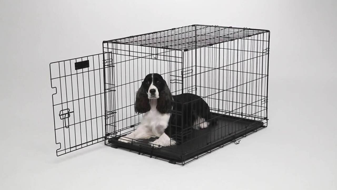 MidWest Contour Wire Dog Crate Single Door