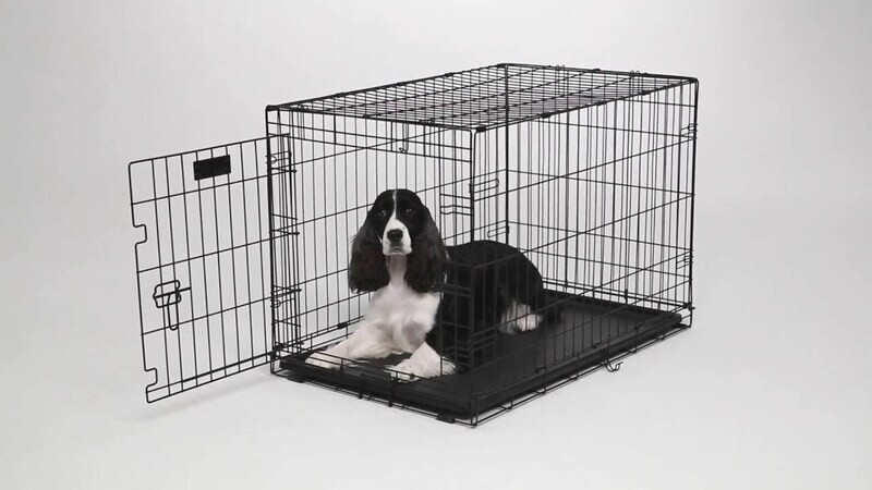MidWest Contour Wire Dog Crate Single Door