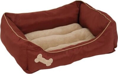 Aspen Pet® Rectangular Lounger Pet Bed With Bone Applique
