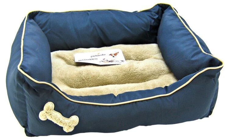 Aspen Pet® Rectangular Lounger Pet Bed With Bone Applique