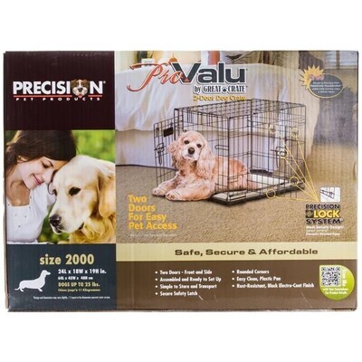 Precision Pet ProValu Great Crate Two-Door