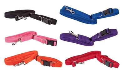 &quot;Aero Mesh&quot; 2-In-1 Breathable and Adjustable Dual-Sided Mesh Dog Leash and Collar