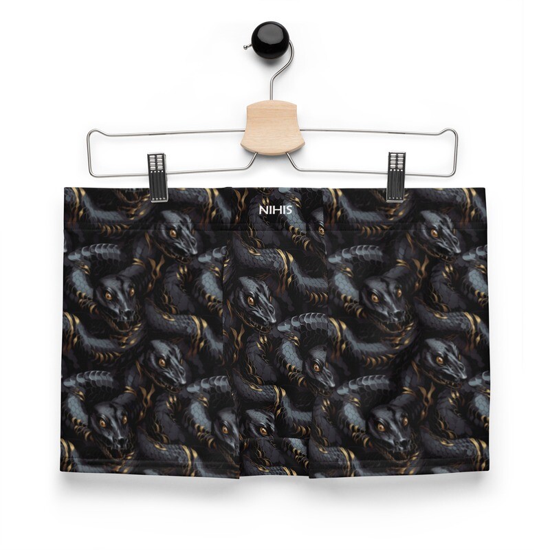 Black snake boxer shorts