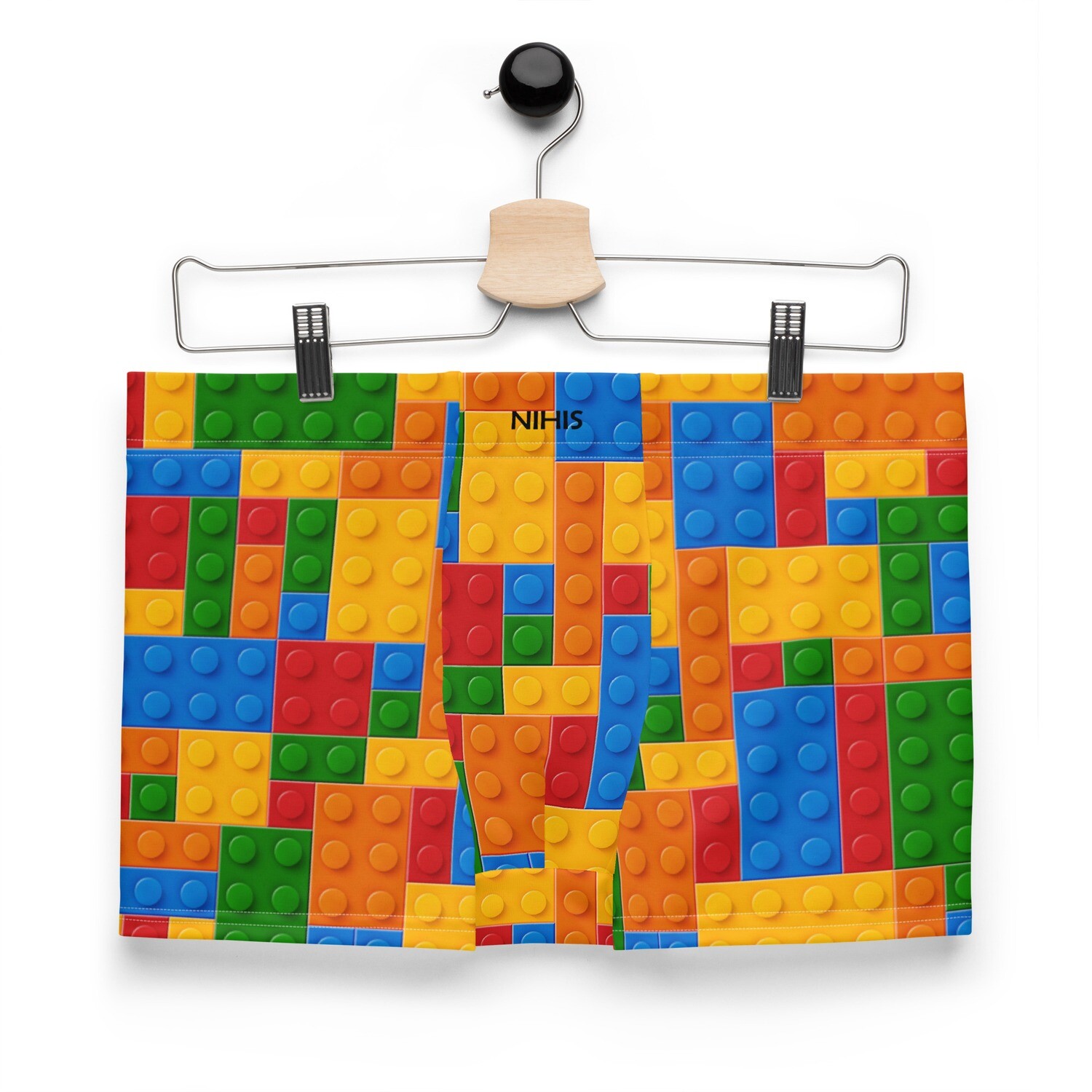 Colorful building blocks boxer shorts