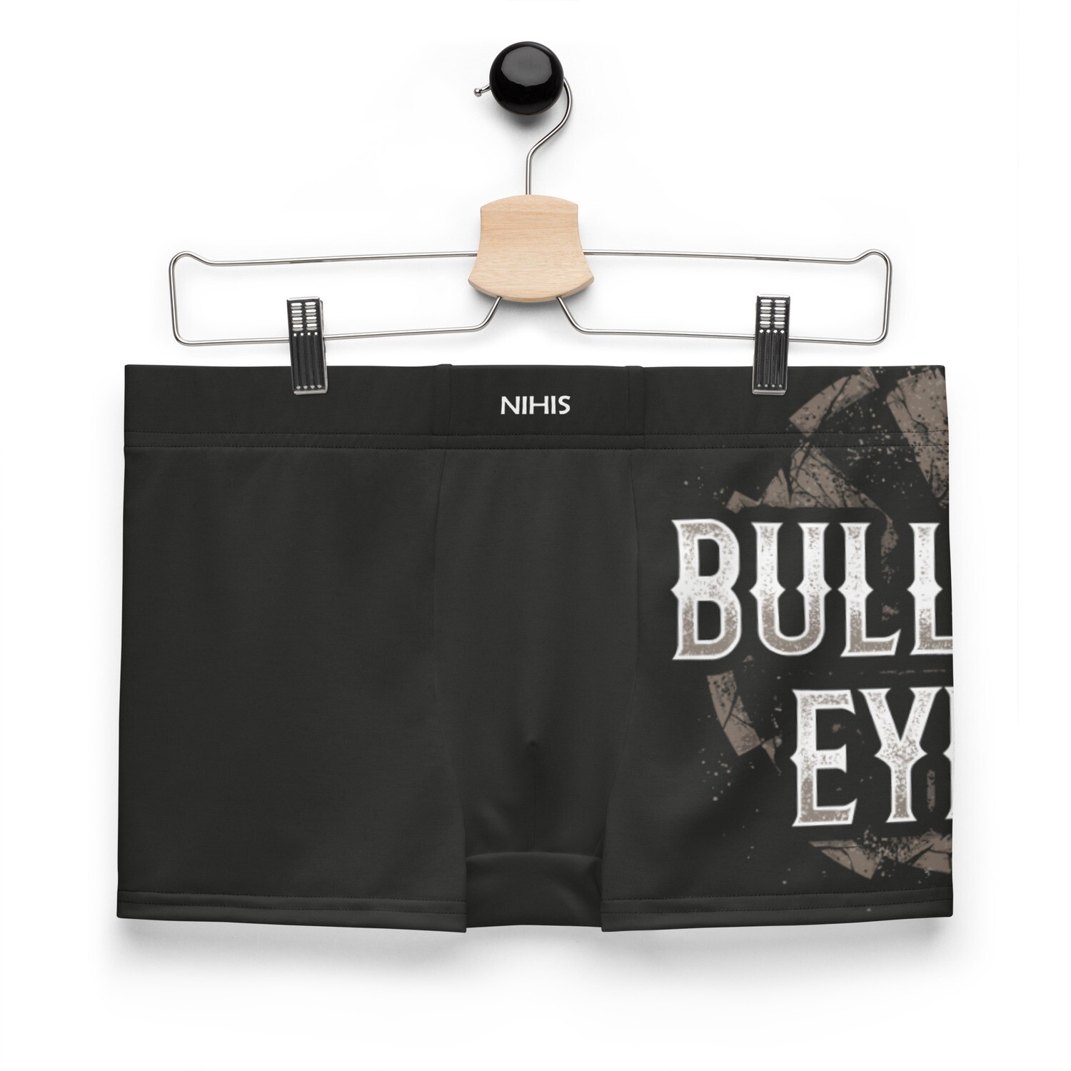 Black darts boxer shorts