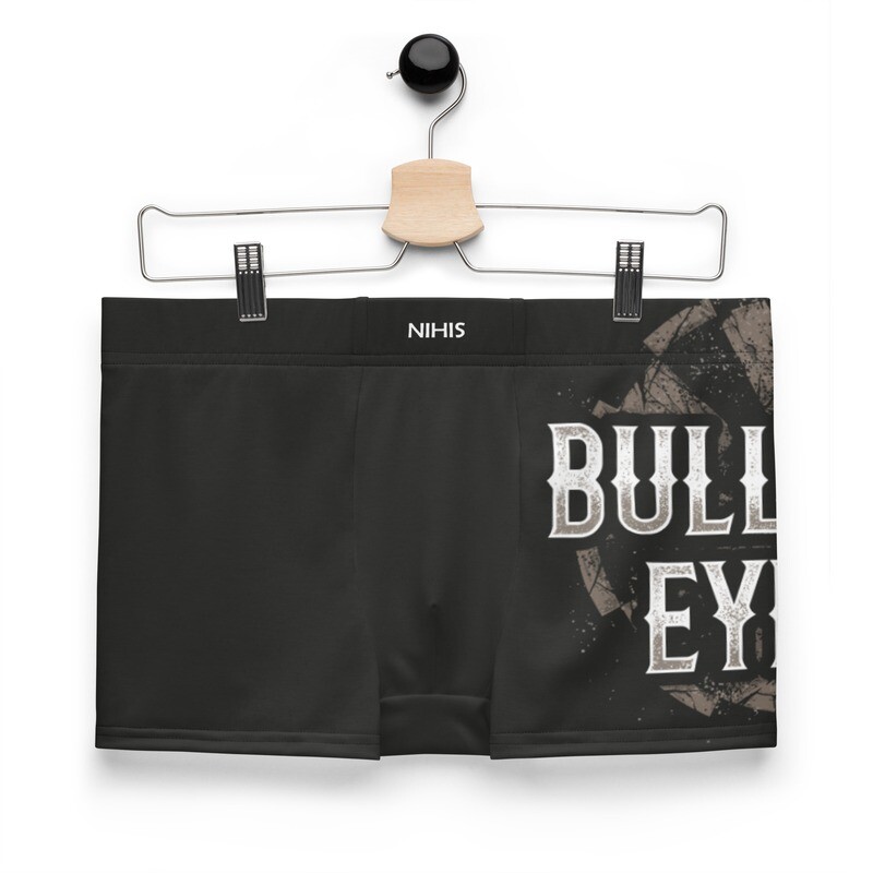 Black darts boxer shorts
