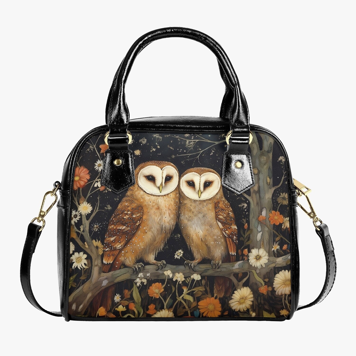 Forestcore owl handbag