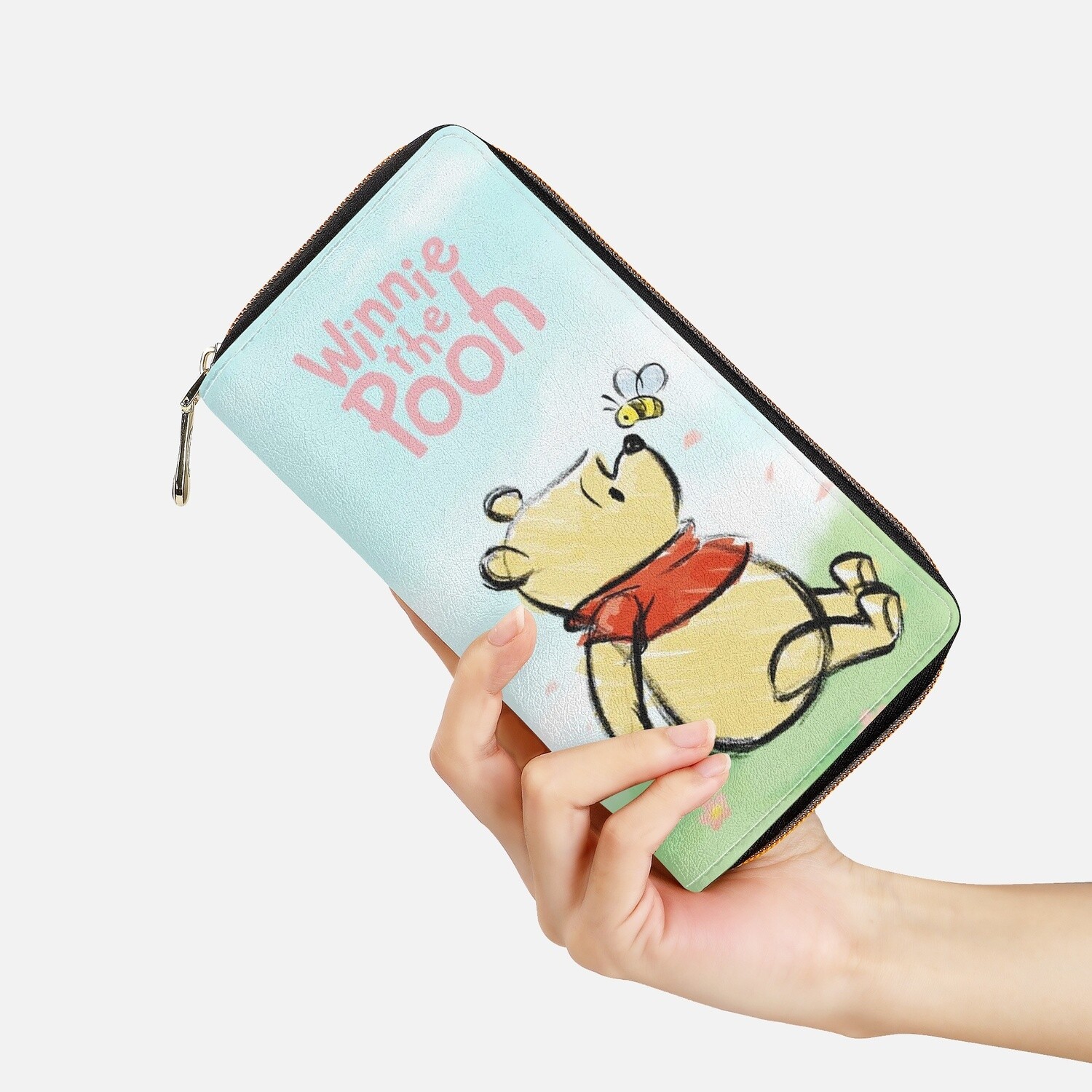 Long zip Winnie the Pooh wallet