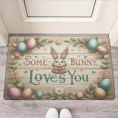 "Some Bunny Loves You" Osterhasen Fußmatte
