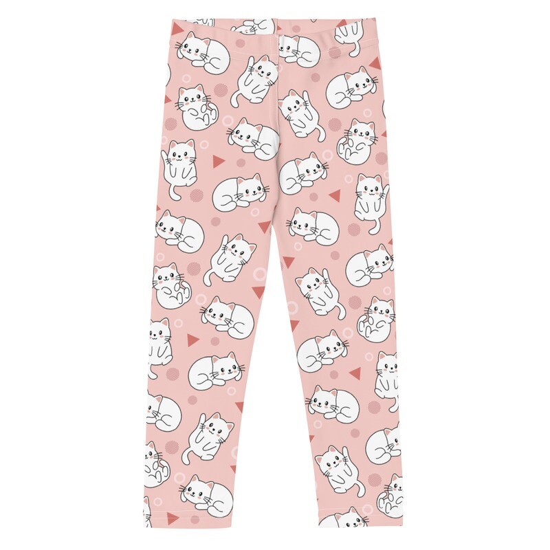 Children&#39;s cat print leggings