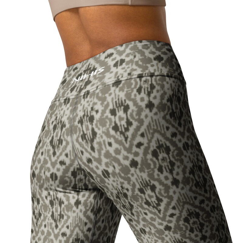 Geometric folklore high waist leggings