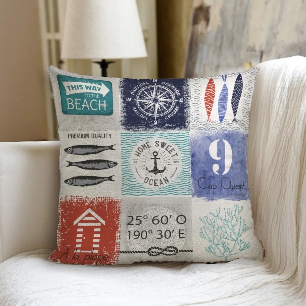 &quot;Ocean&quot; pillow