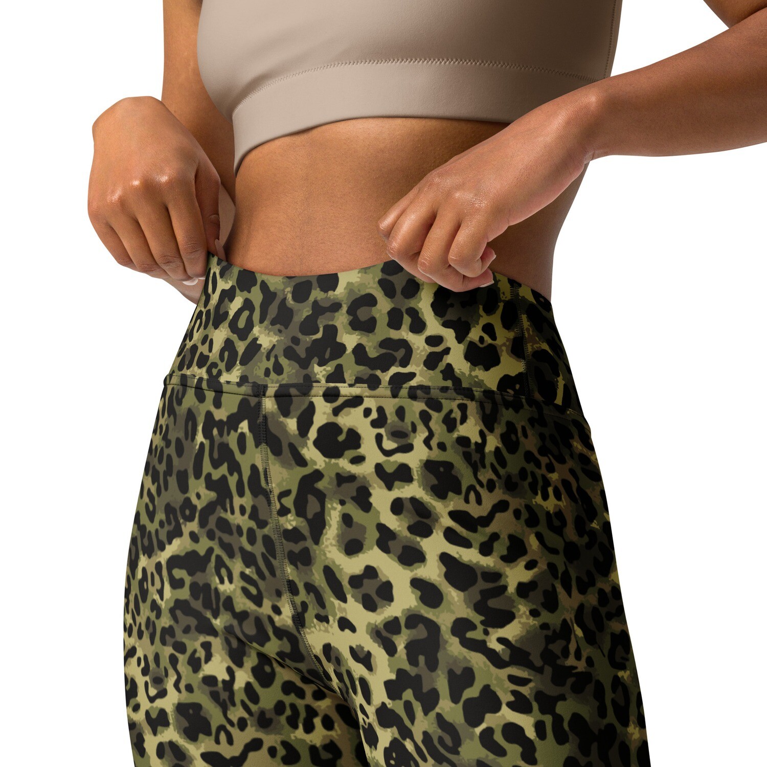 Abstract &quot;Wild Animals&quot; high-waist leggings