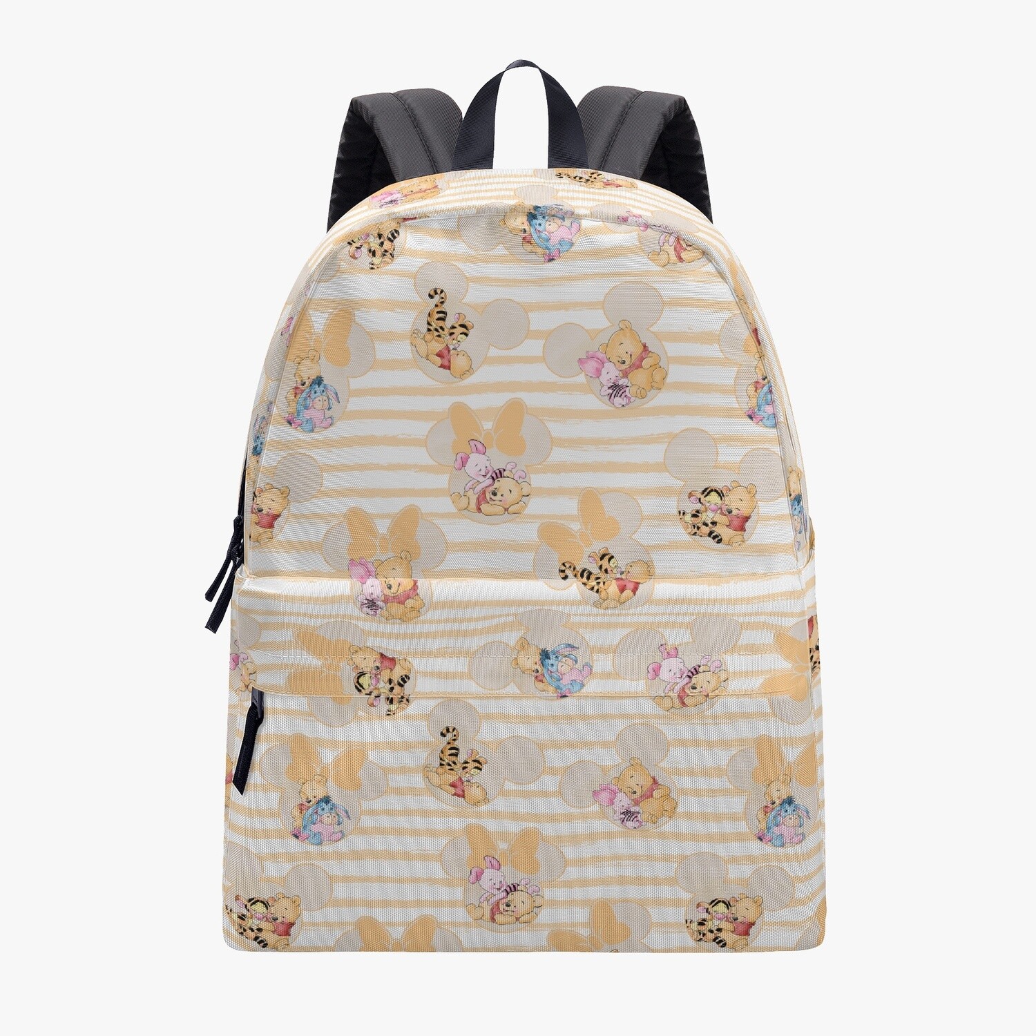 Backpack yellow stripes Winnie the Pooh