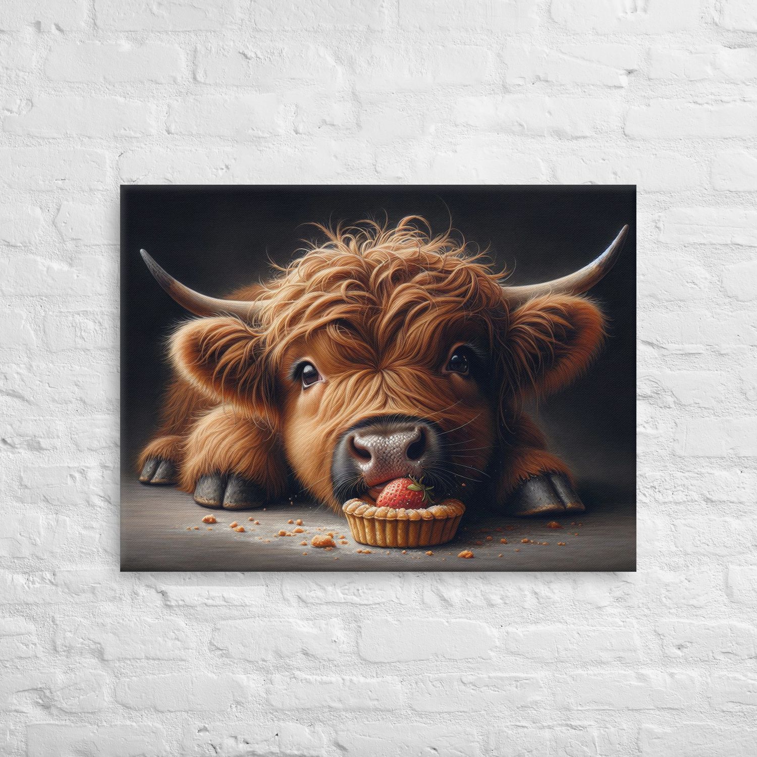 Canvas print Highland cow