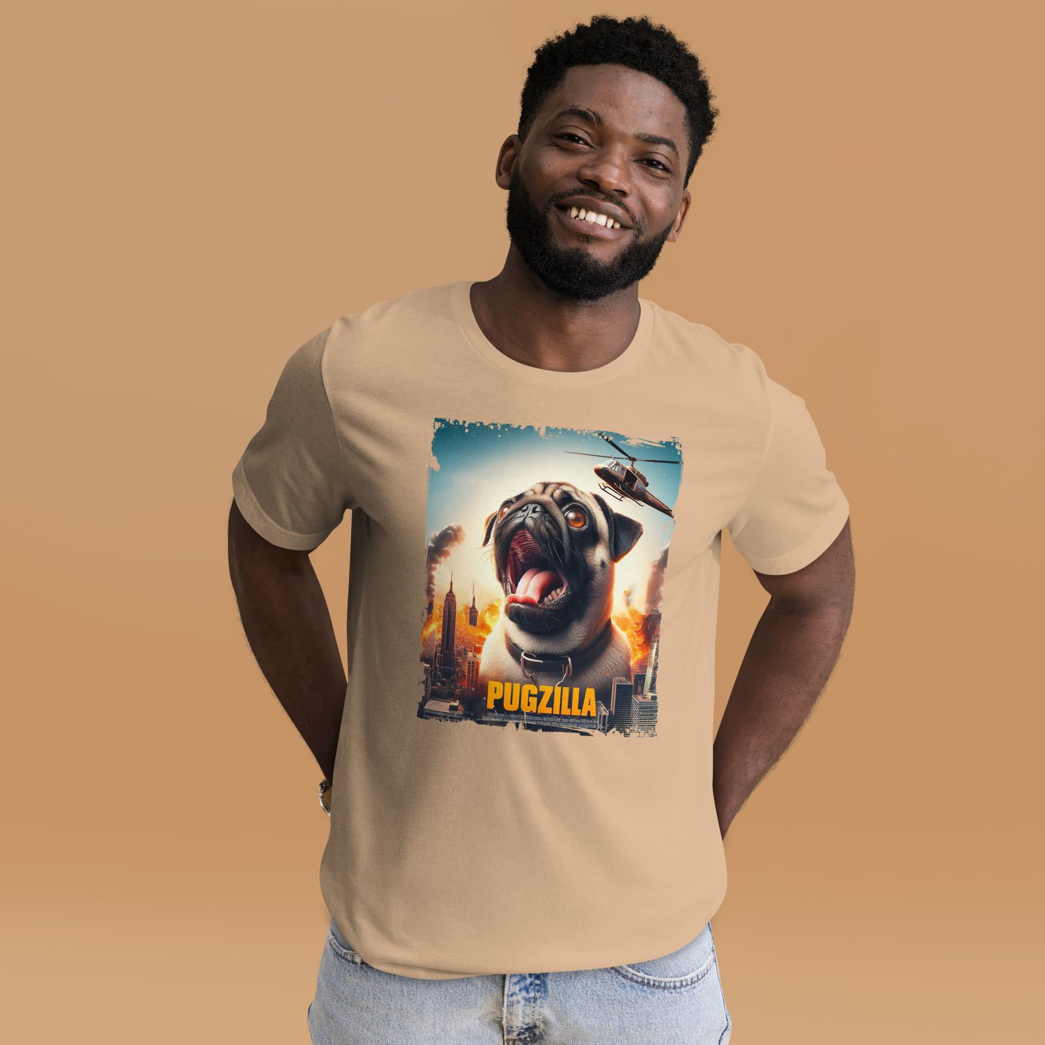 Unisex T-Shirt &quot;PUGZILLA&quot;