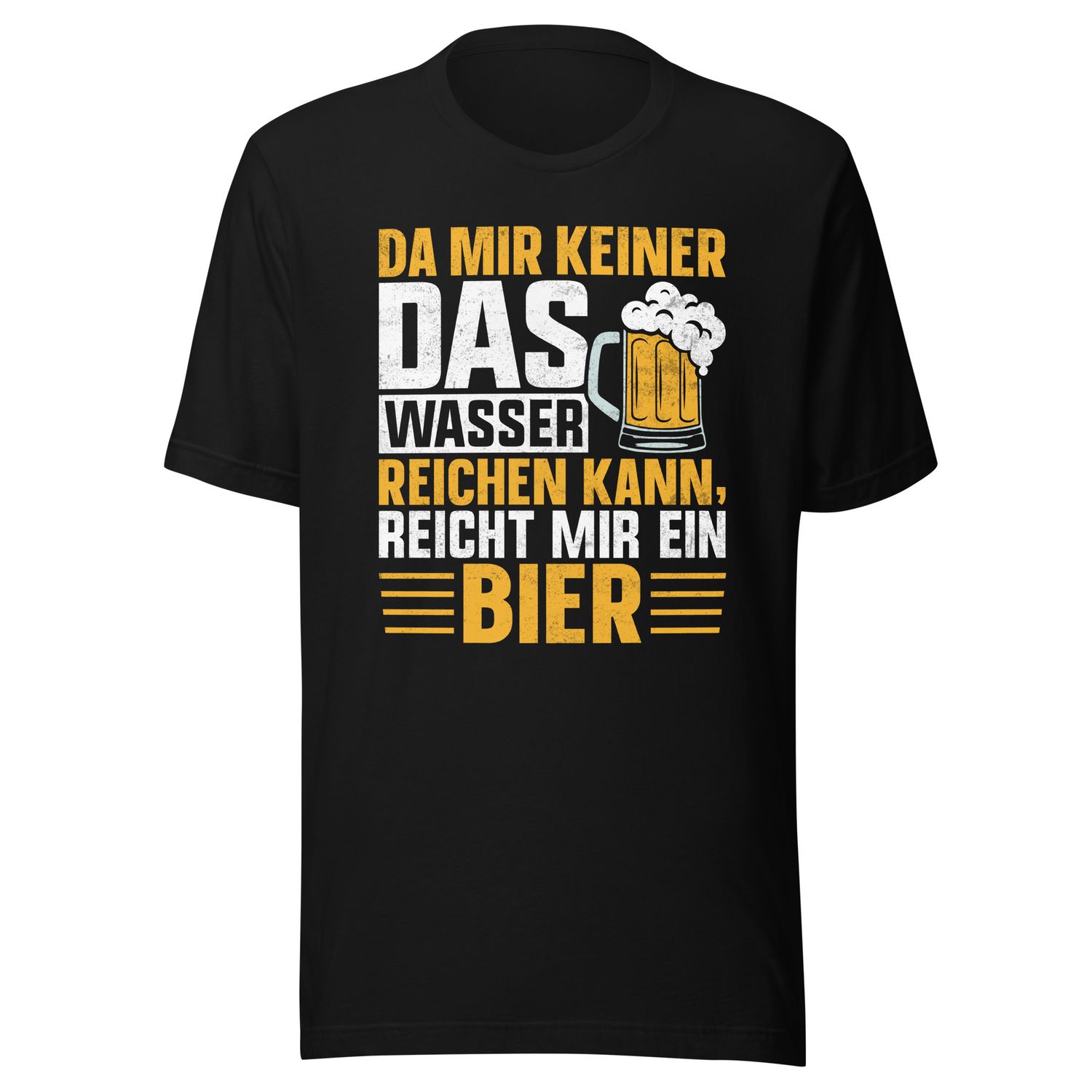 Unisex T-Shirt &quot;Since no one can hold a candle to me, a beer is enough for me&quot;