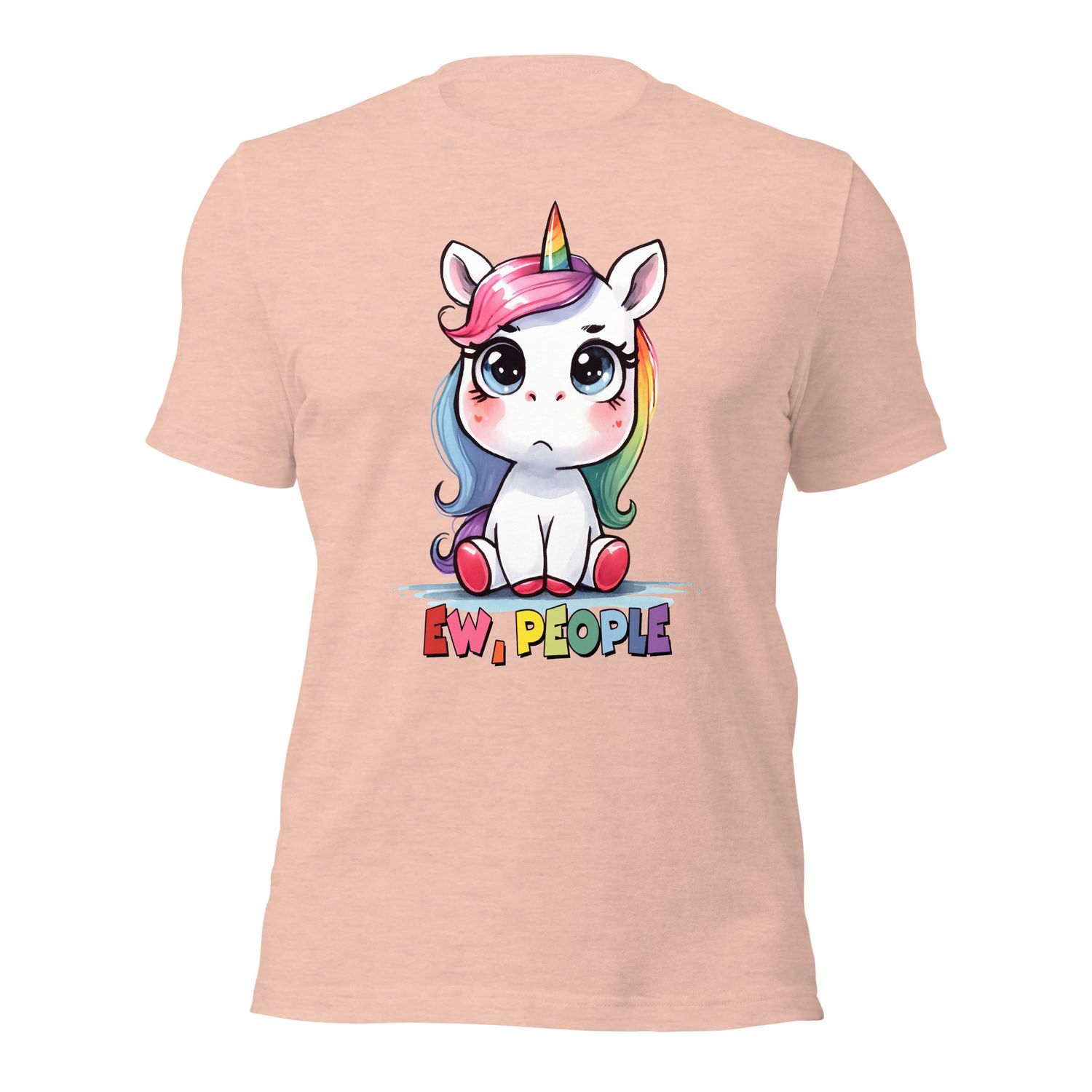Unisex T-Shirt &quot;Ey, People&quot; Unicorn