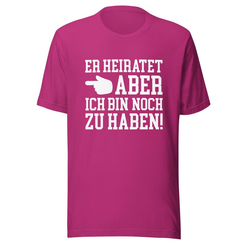 Unisex T-Shirt &quot;He&#39;s Getting Married&quot; Bachelor Party