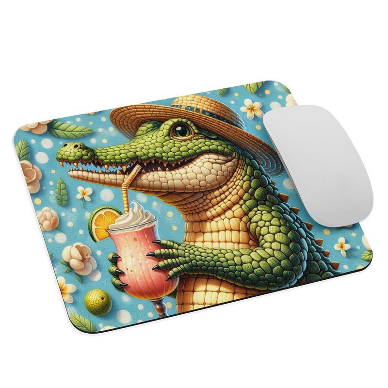 Crocodile with Shake Mouse Pad