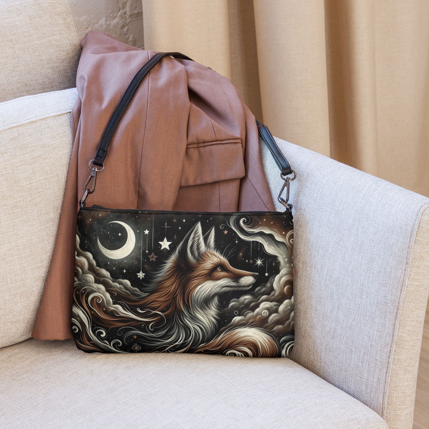 Shoulder bag fox - moon