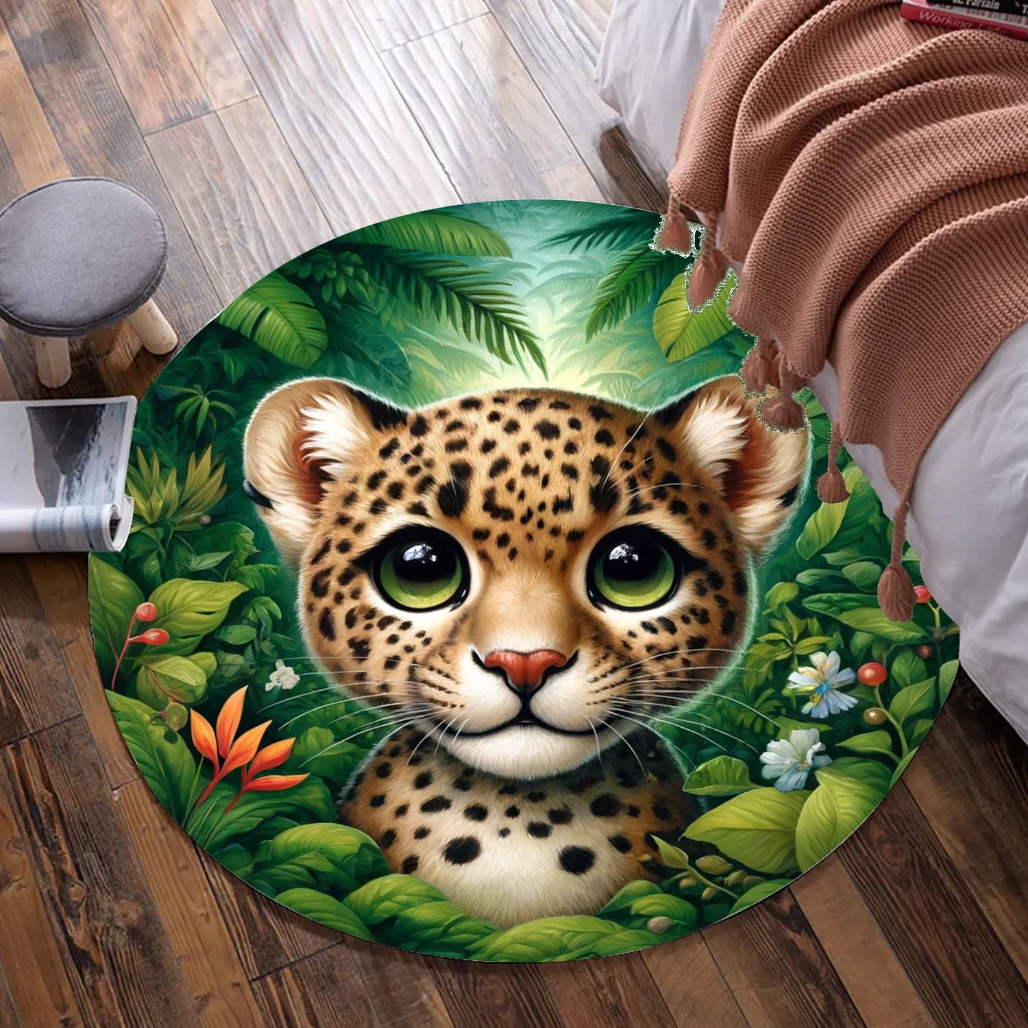 Leopard - Jungle Round Carpet