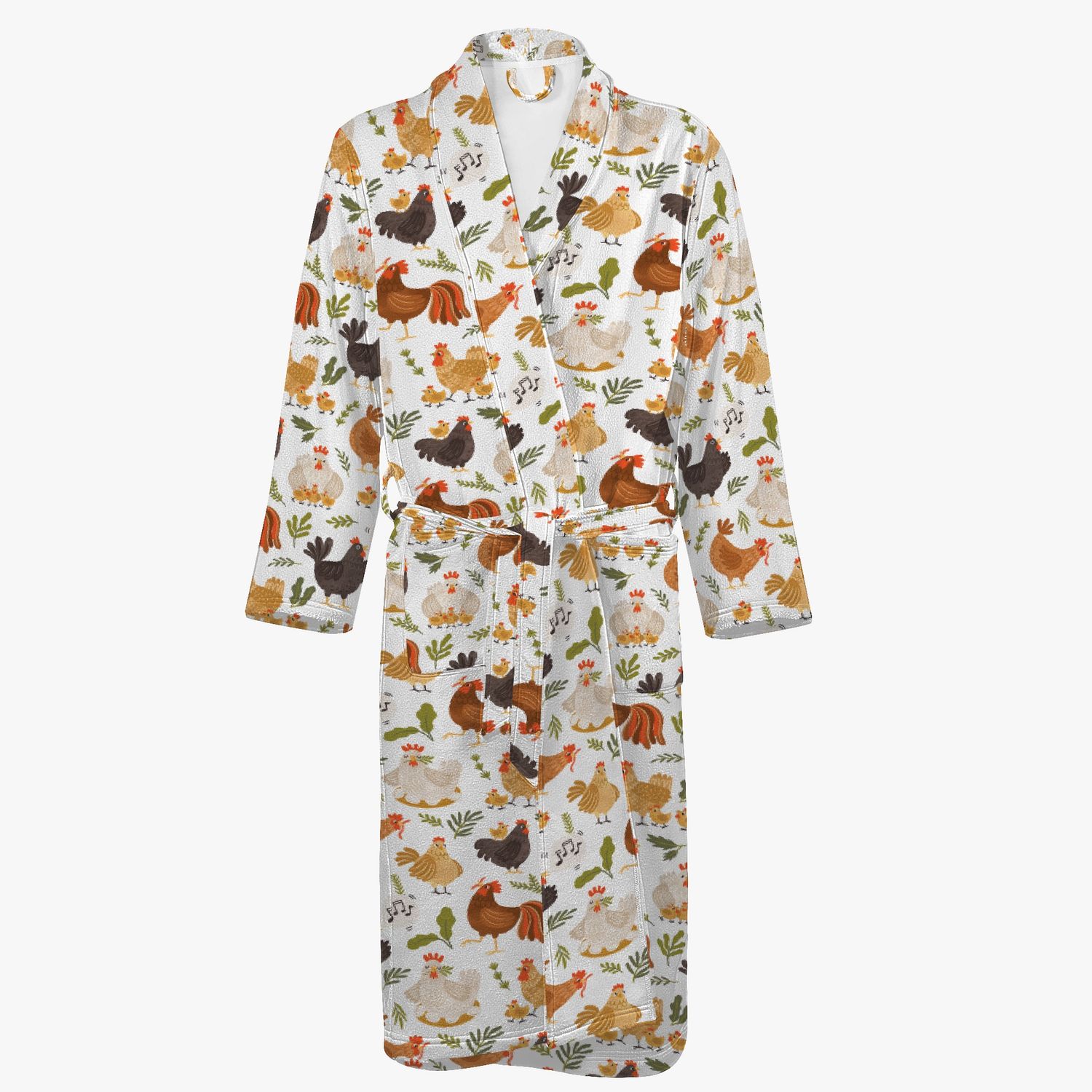 Funny chicken bathrobe