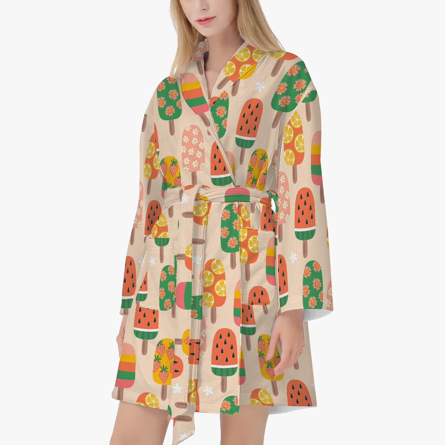Summery popsicle bathrobe