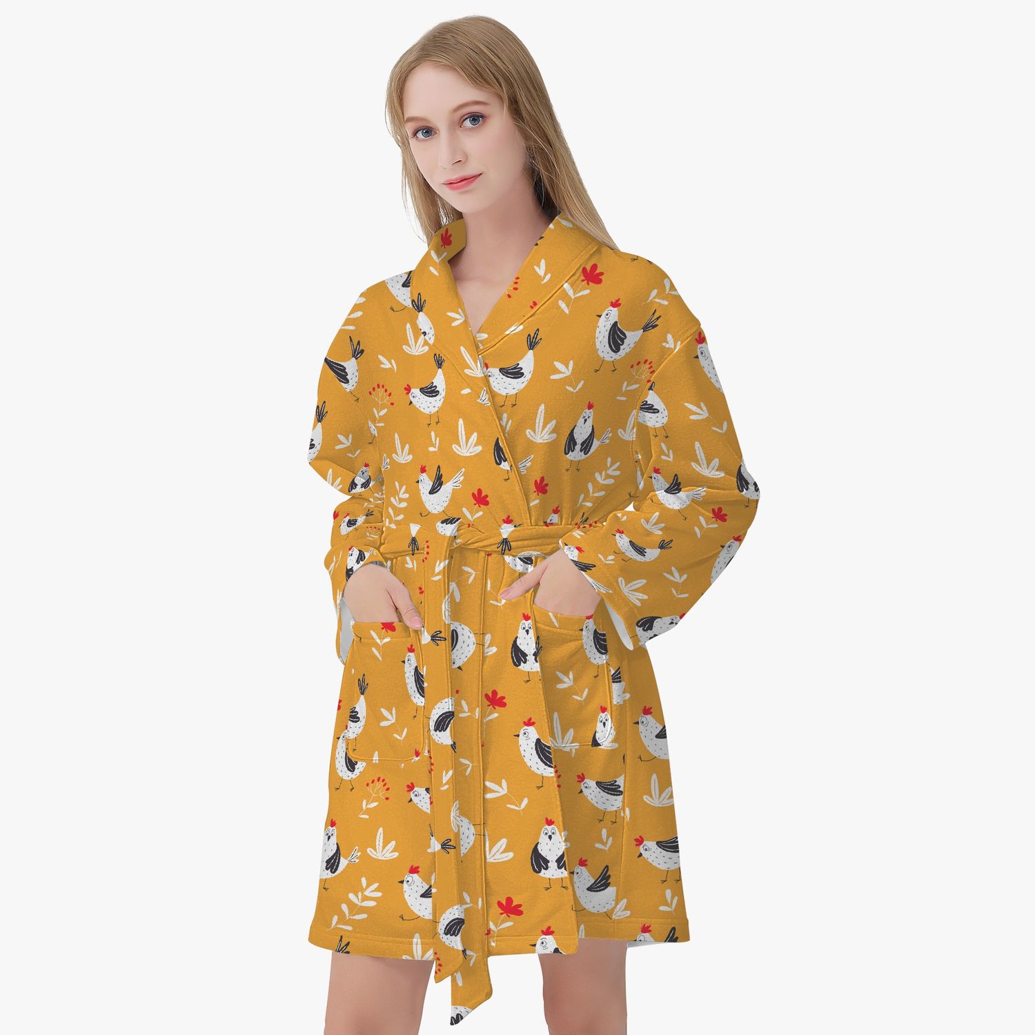 Peignoir drole de poulet