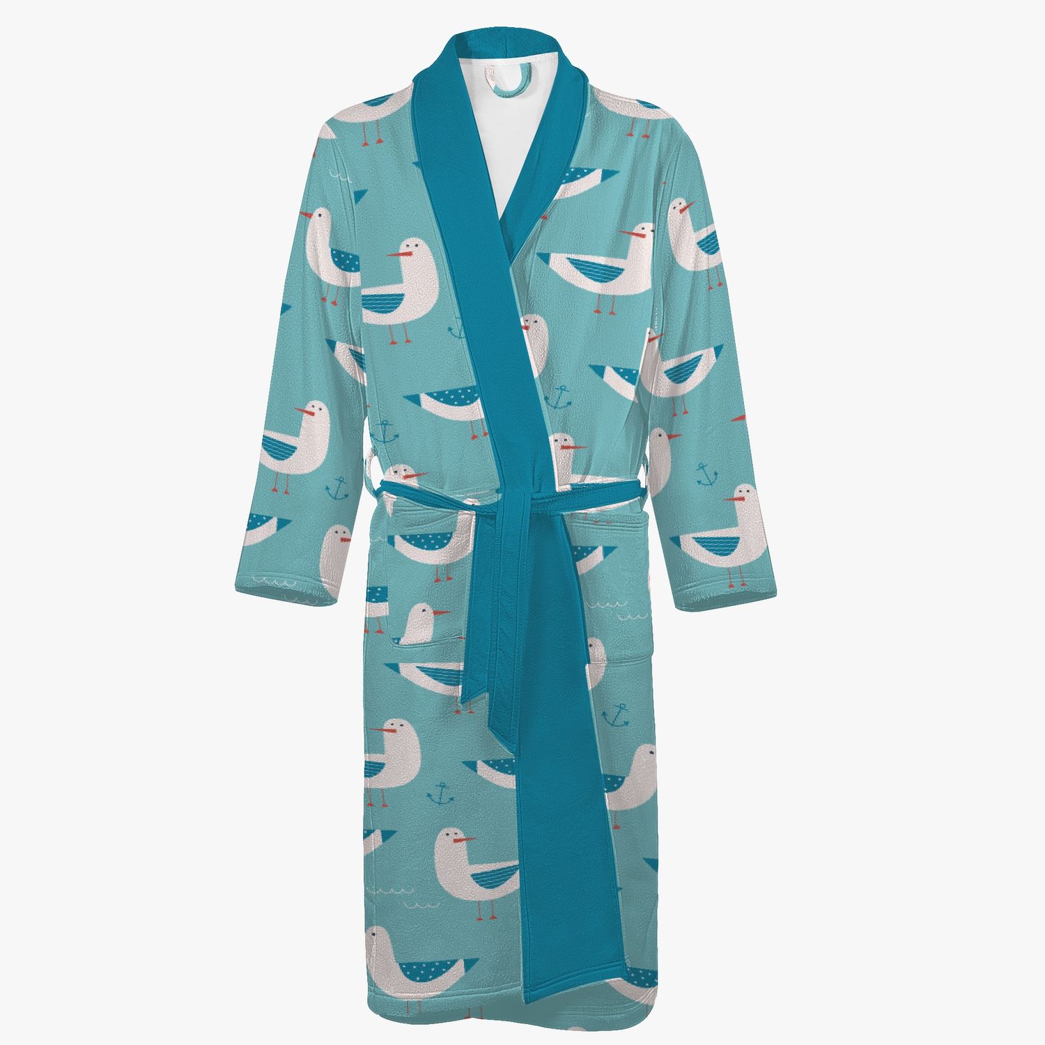 Funny seagulls bathrobe