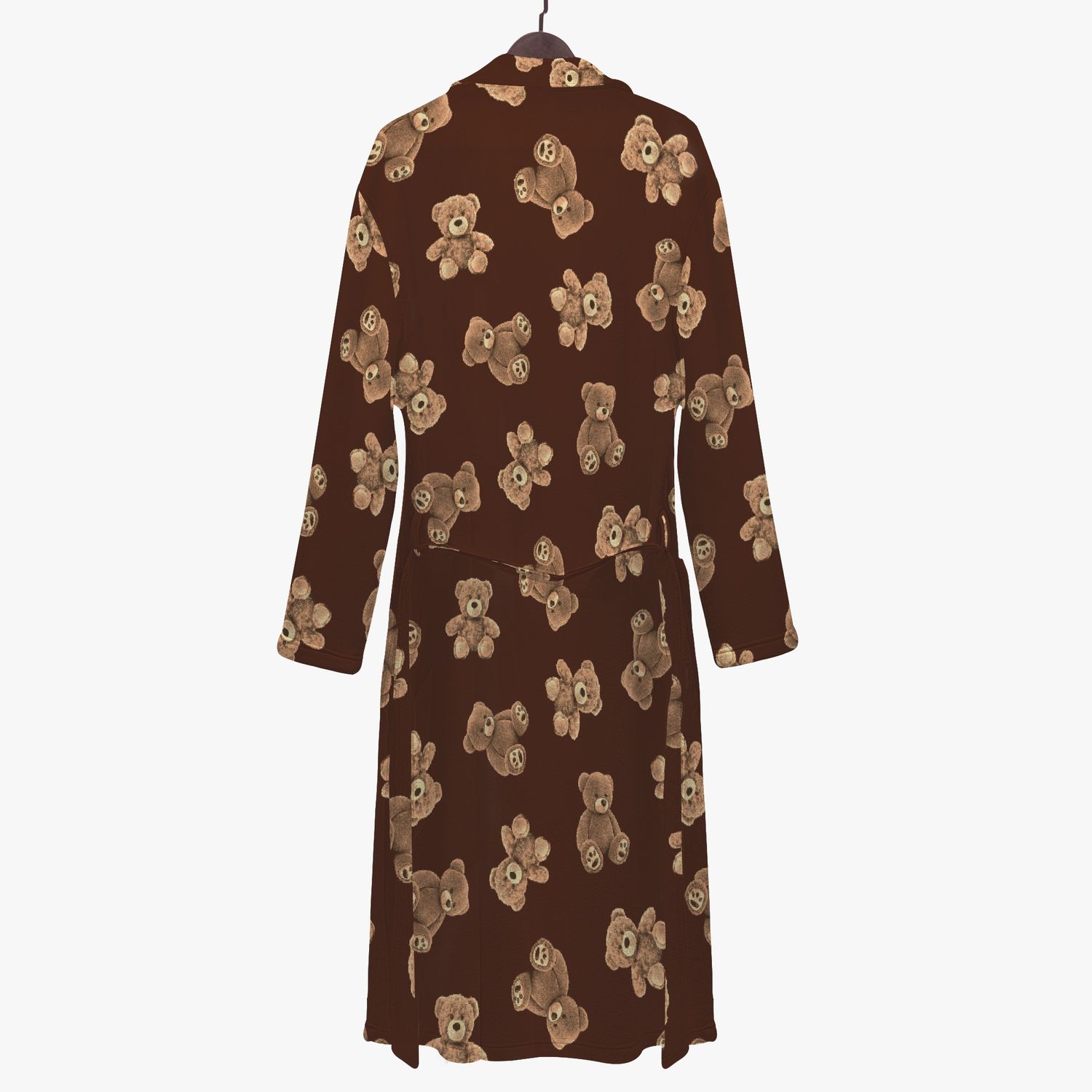 Brown teddy bear bathrobe