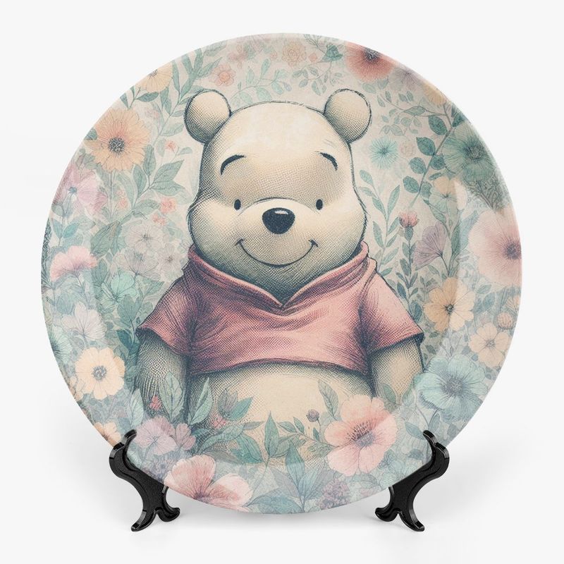 Motif plate with Winnie the Pooh - vintage style