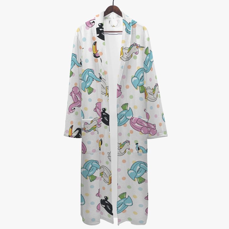 Funny bath animal pattern bathrobe