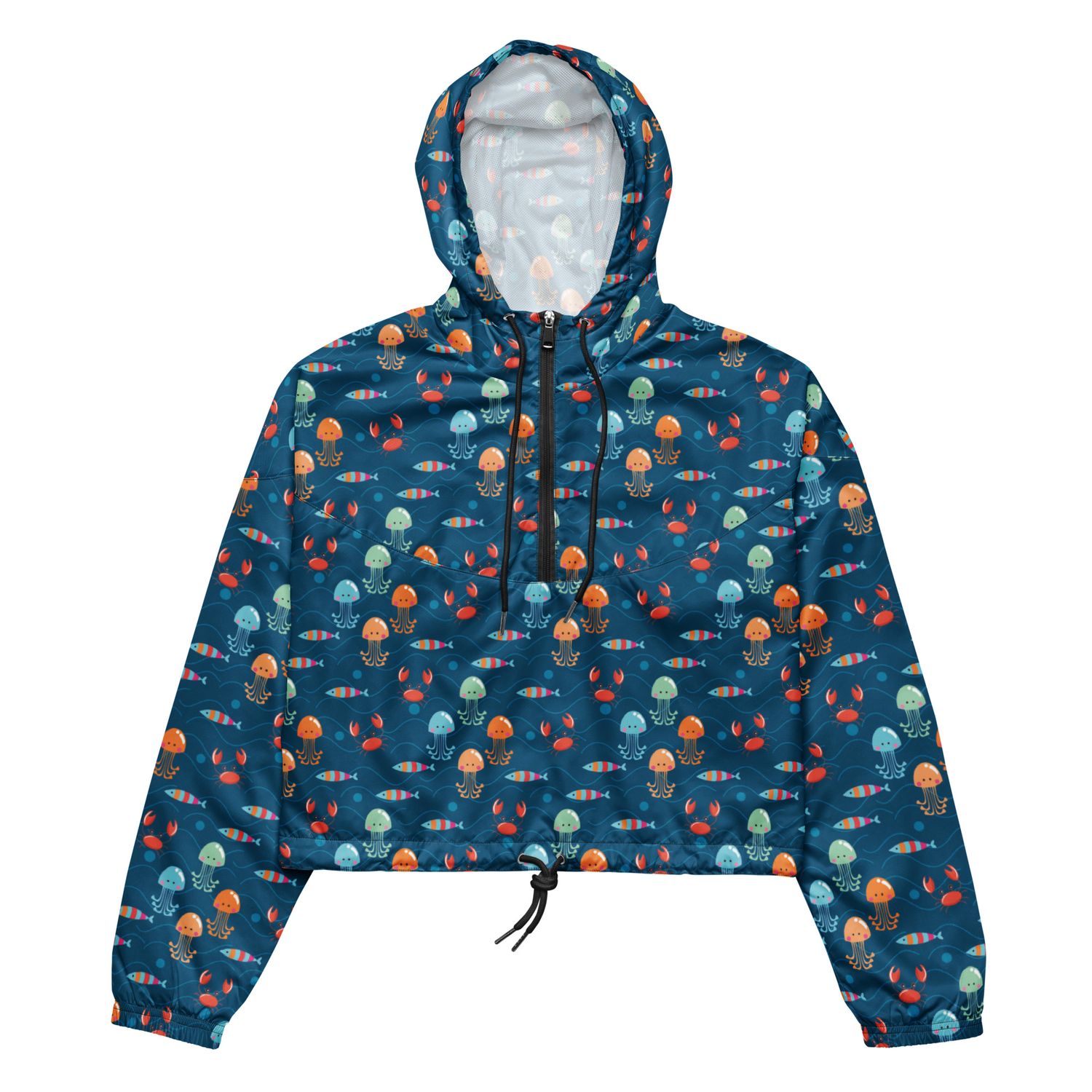 Cropped windbreaker - Funny Ocean