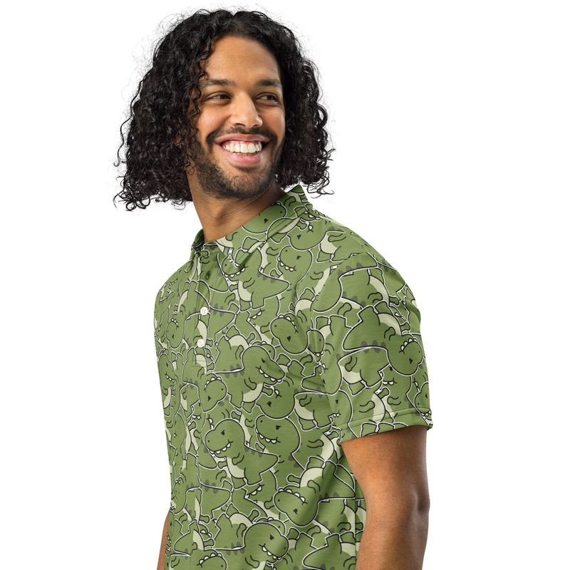 Cartoon Dinosaur - T-Rex Polo Shirt