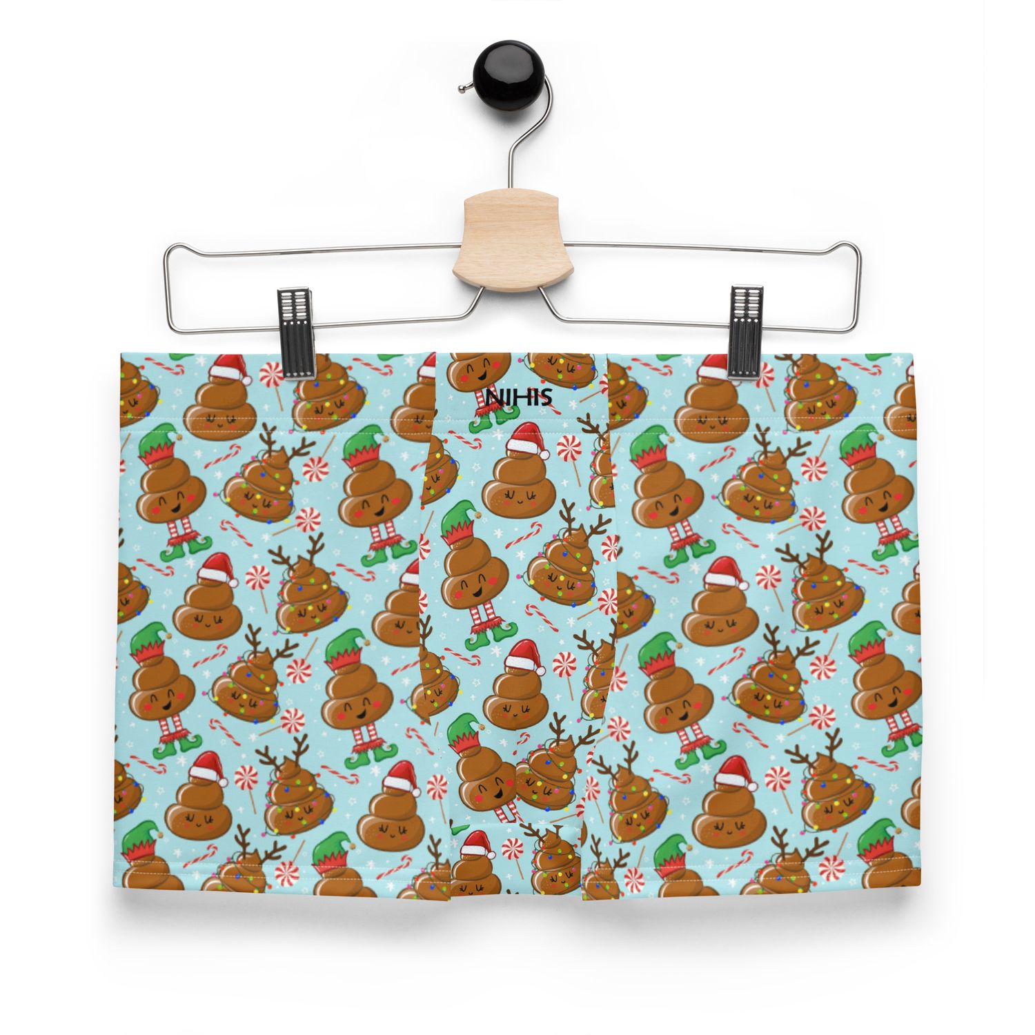 Funny boxer shorts &quot;Christmas Poop&quot;