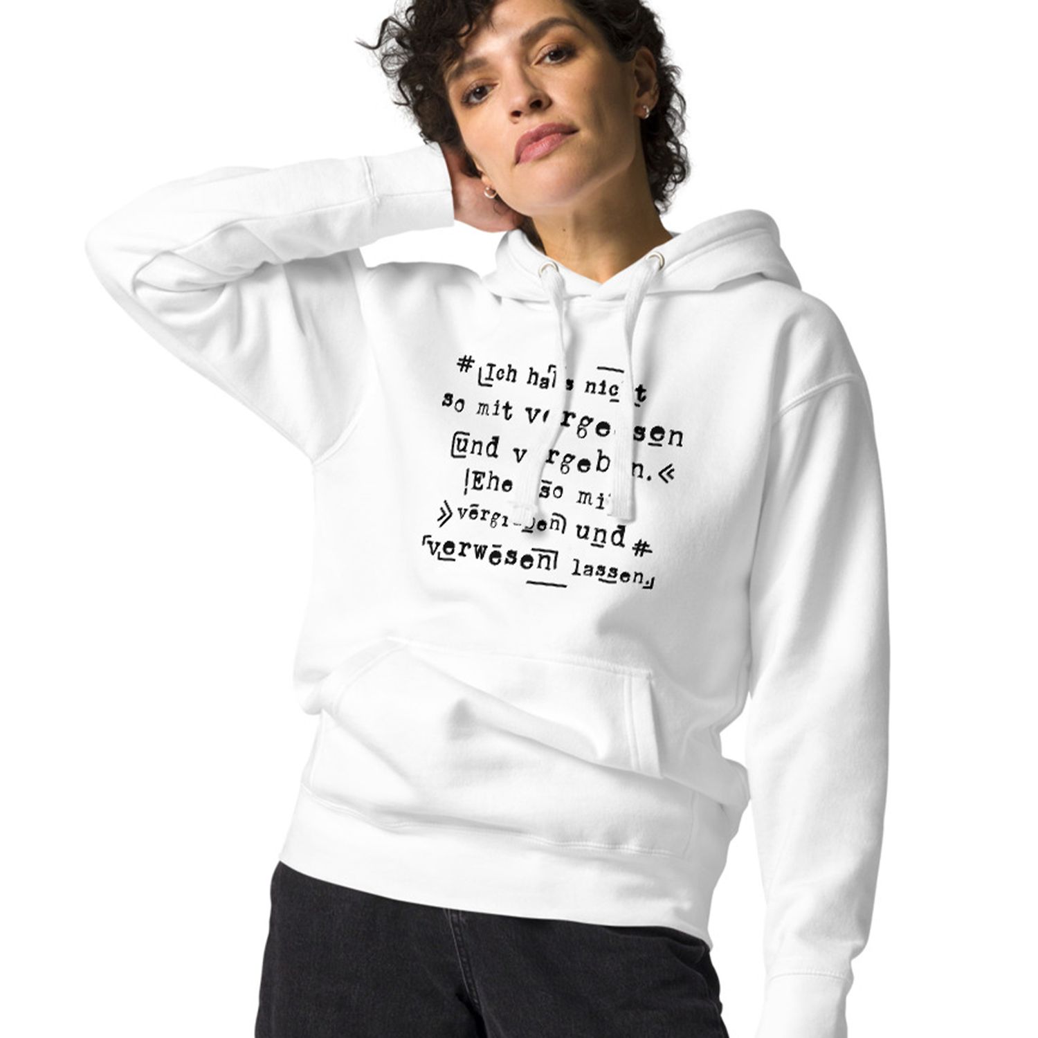 Premium unisex hoodie with saying &quot;I&#39;m built close to the chainsaw today&quot;