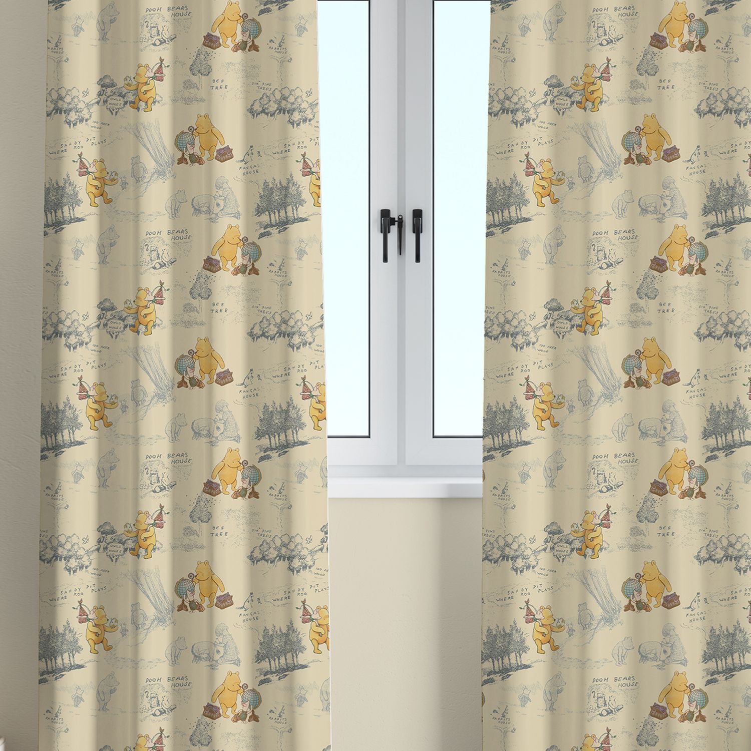 Winnie the Pooh Hundred Acre Wood Blackout Curtain