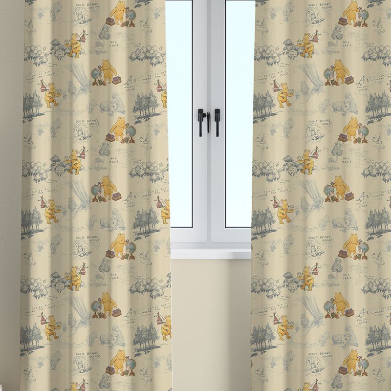 Winnie the Pooh Hundred Acre Wood Blackout Curtain