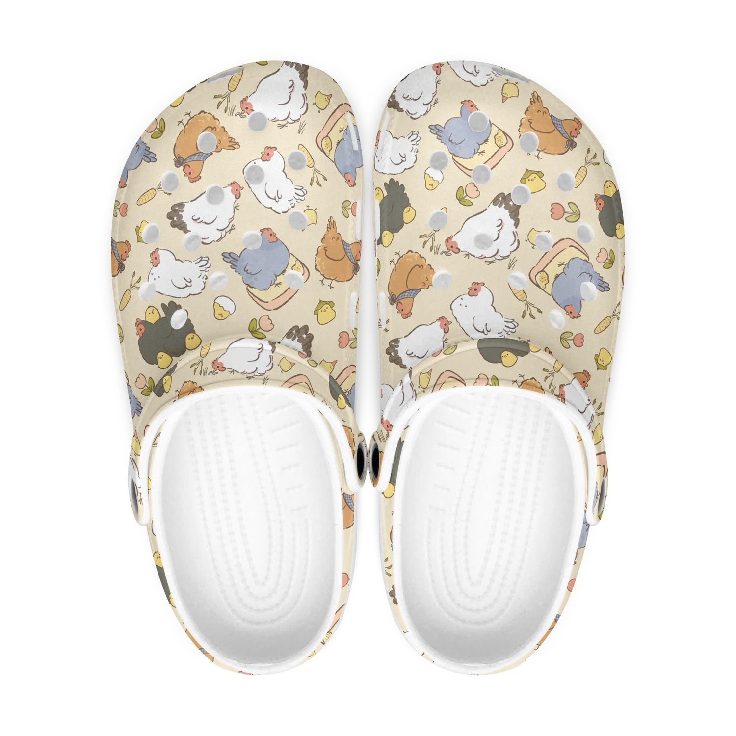 Cute clogs - chickens