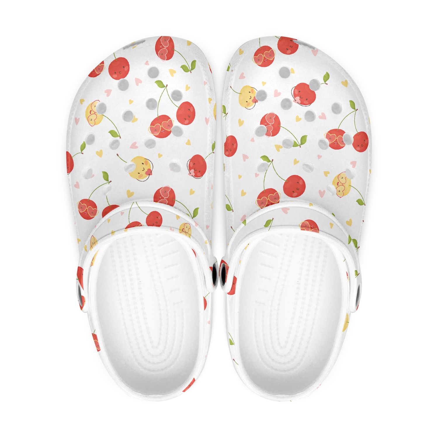White Clogs - Sweet Cherries