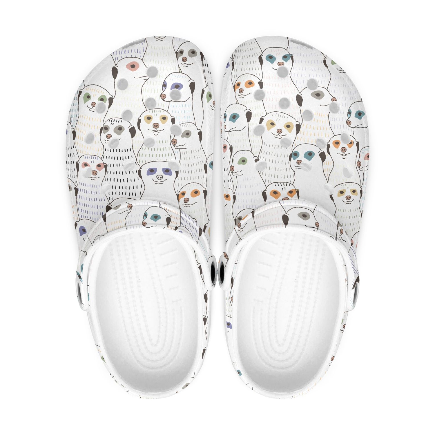 White clogs - meerkats