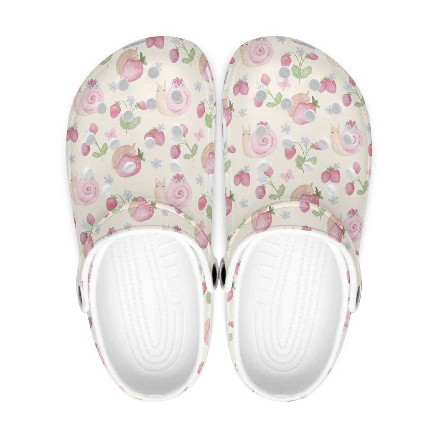 Cute clogs - snails and strawberries