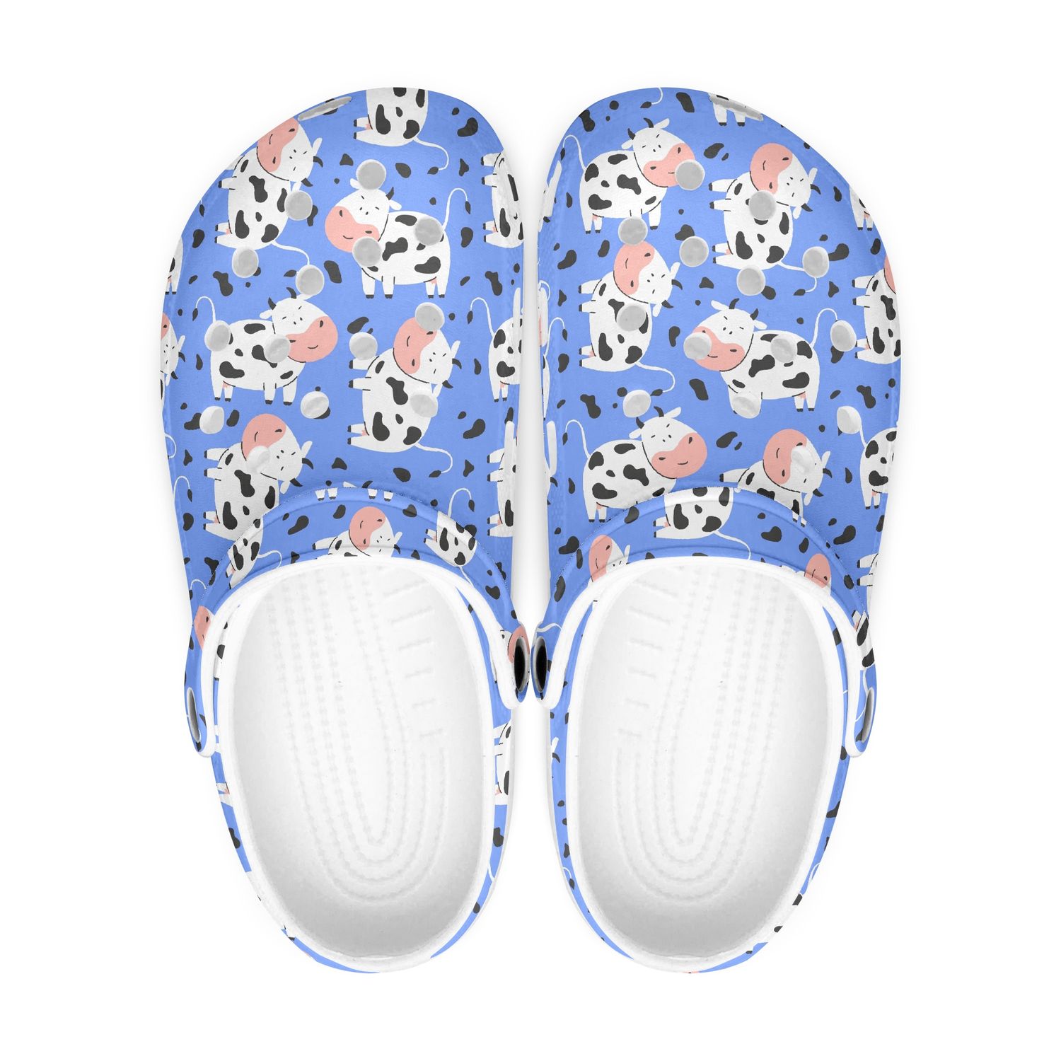 Funny Cow Spot Clogs - Cartoon Cow