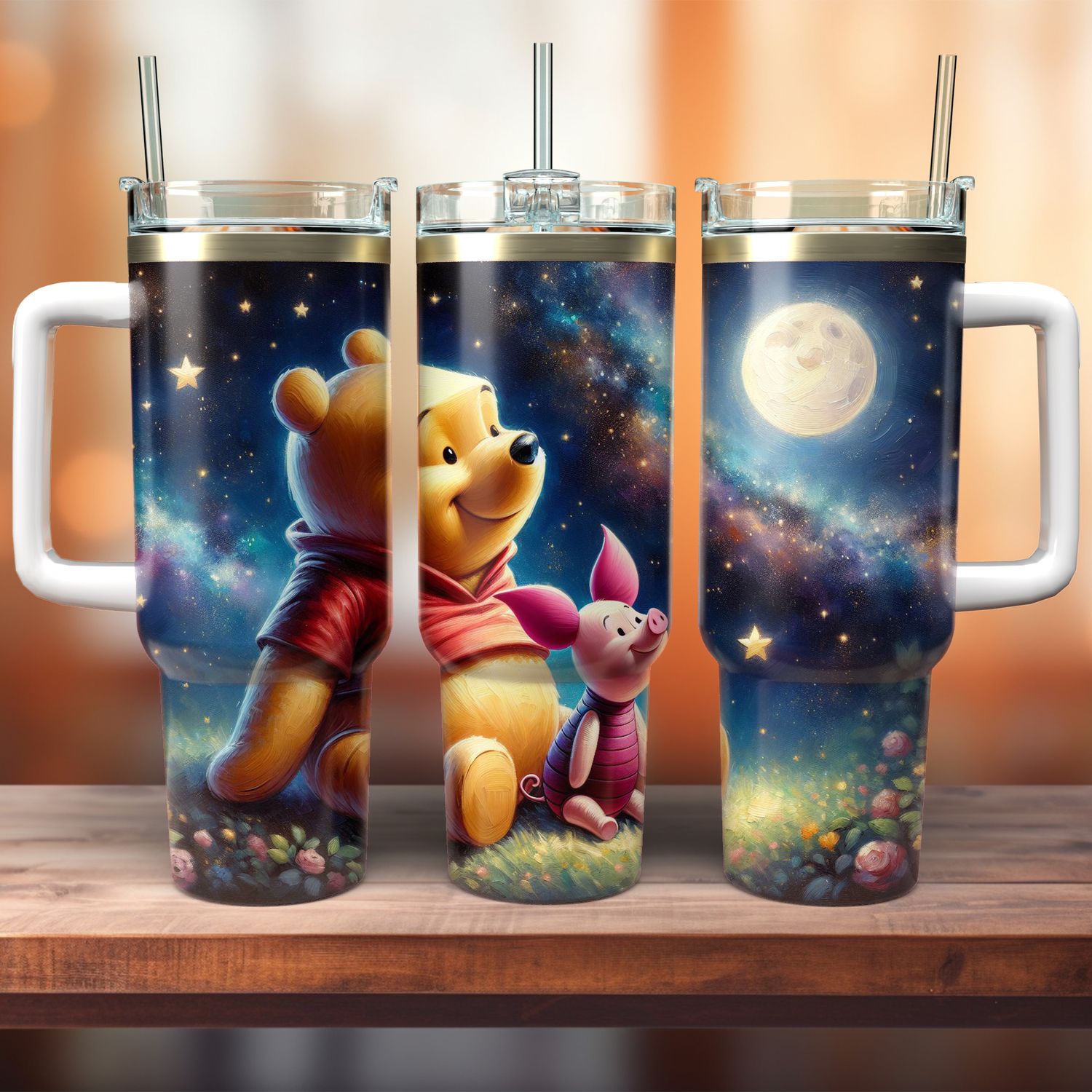 Tumbler with handle - ToGo - Winnie the Pooh with piglet