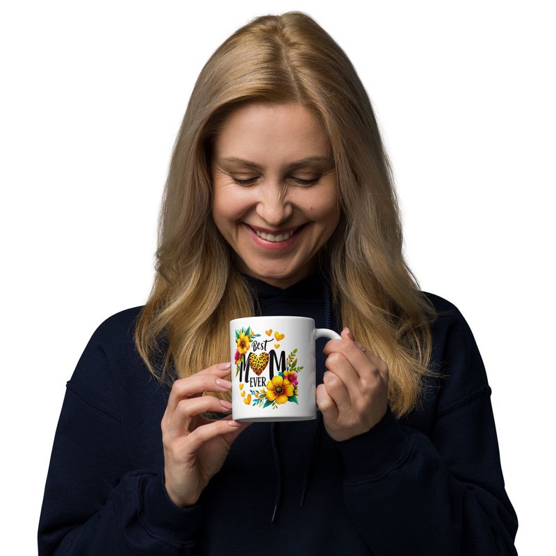 Ceramic mug &quot;Best Mom ever&quot;